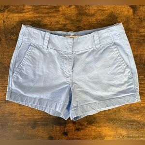 Vineyard Vines Lowrise Chino Shorts Light Blue Preowned Size 0